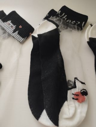 Calcetines transparentes de animales