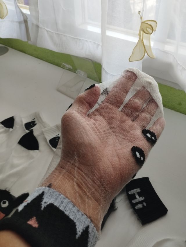 Calcetines transparentes de animales