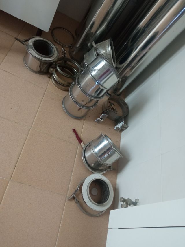 Tubos doble capa chimenea