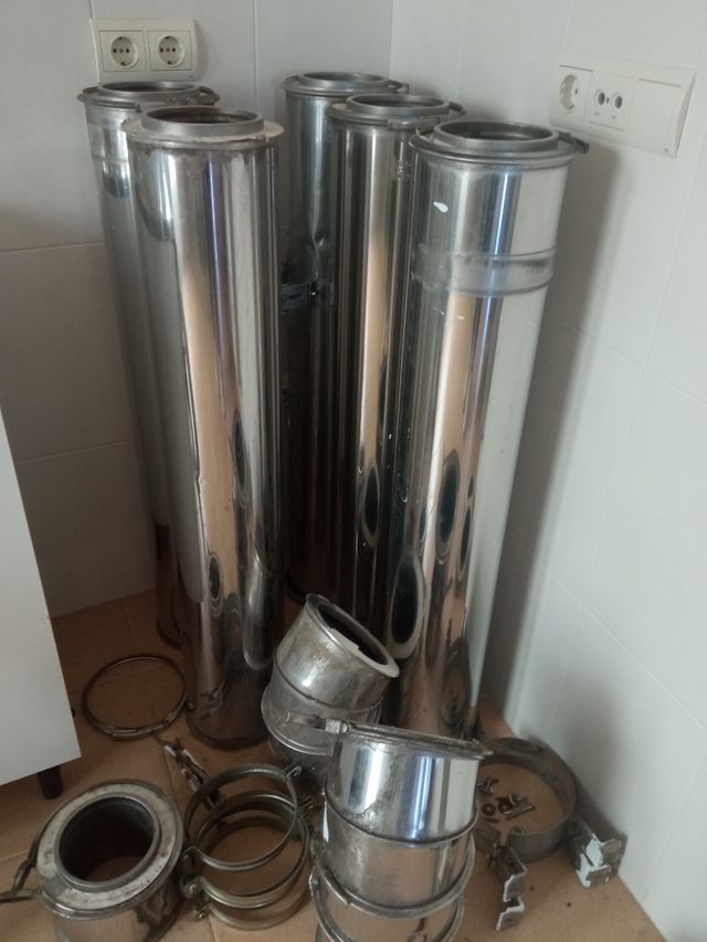 Tubos doble capa chimenea