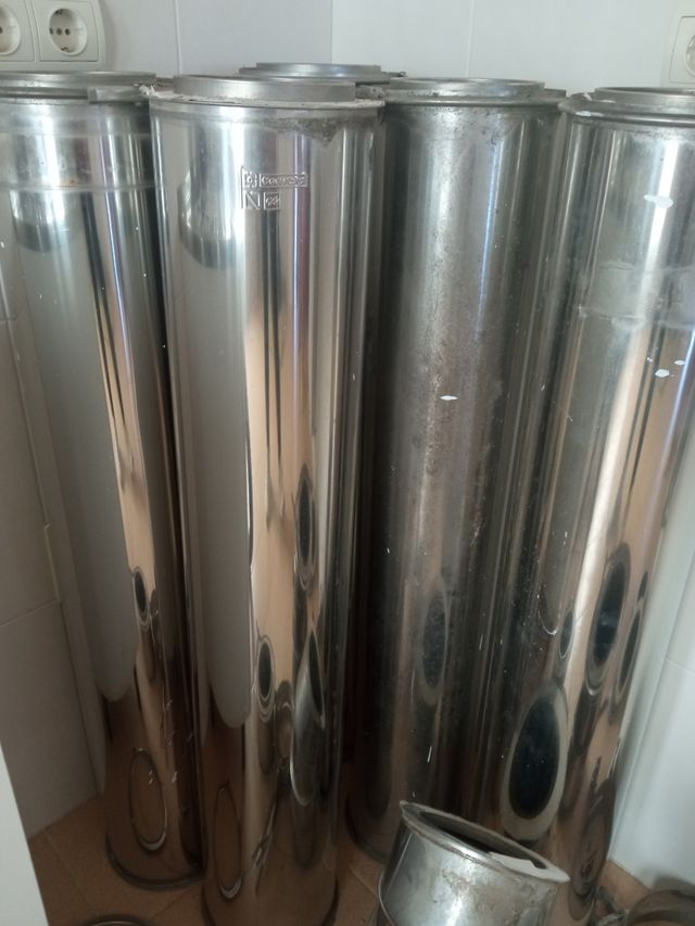 Tubos doble capa chimenea