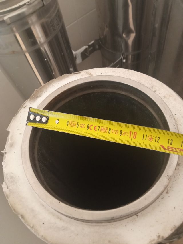 Tubos doble capa chimenea