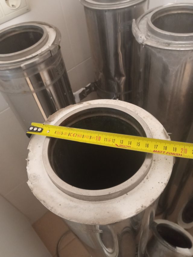 Tubos doble capa chimenea