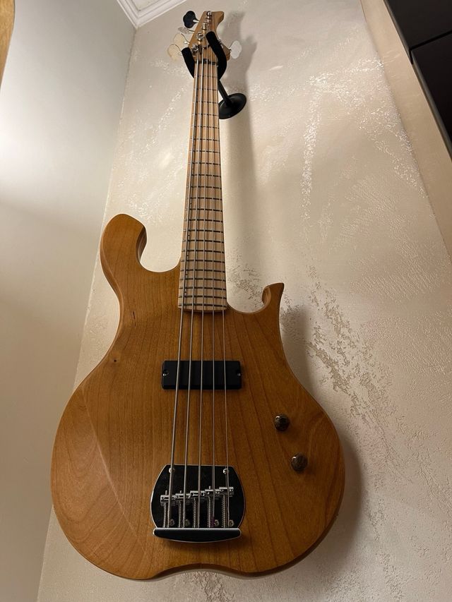 Basso 5 corde artigianale fatto a mano