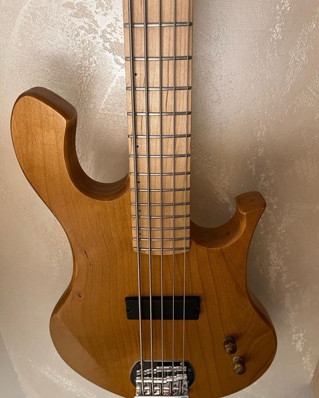 Basso 5 corde artigianale fatto a mano