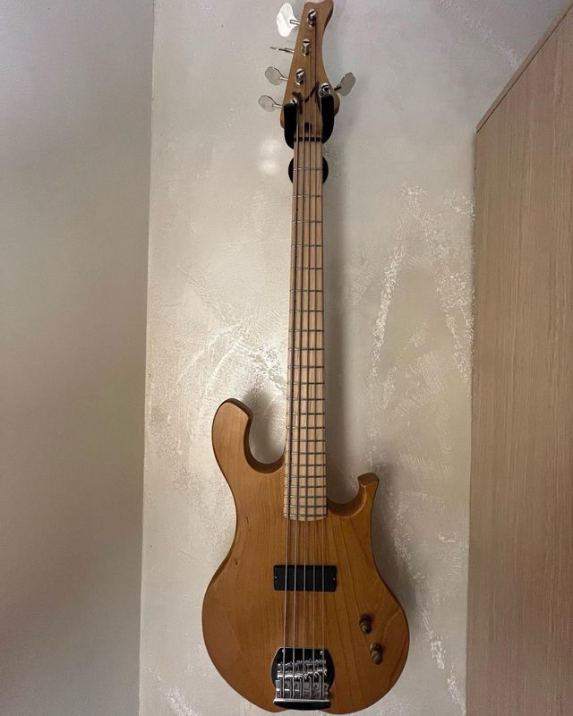 Basso 5 corde artigianale fatto a mano