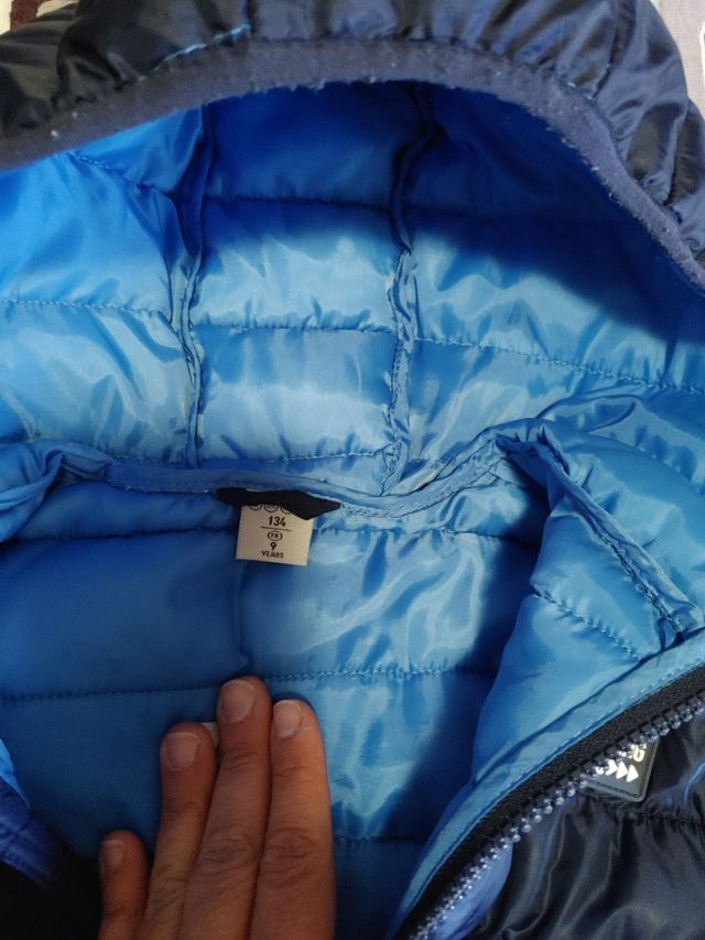 Anorak entretiempo niño talla 7-9 años