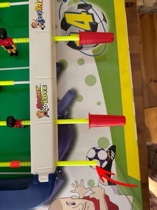 Futbolín de mesa para niños
