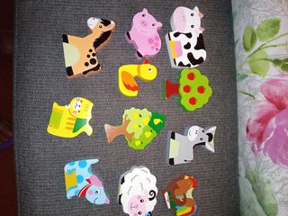 Animales de madera.