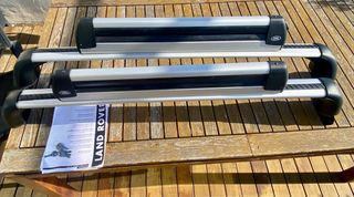 Barras transversales y Portaesquis R. Rover Evoque