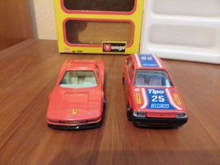 Burago pack 1/43 Fiat Tipo Ferrari Testarossa