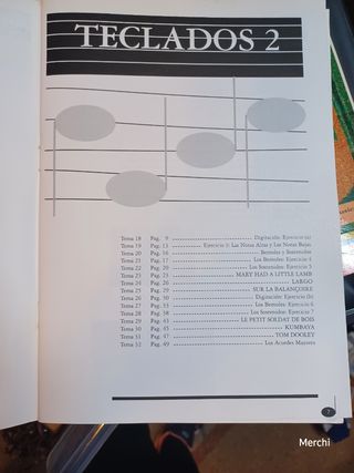 Libros. Curso teclados