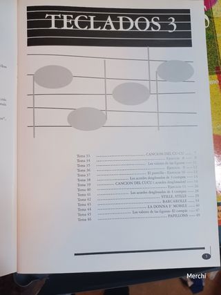 Libros. Curso teclados