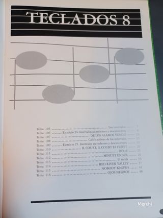 Libros. Curso teclados