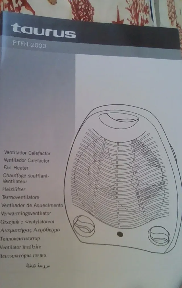rebajado CALEFACTOR TAURUS PTFH 2000 VERTICAL