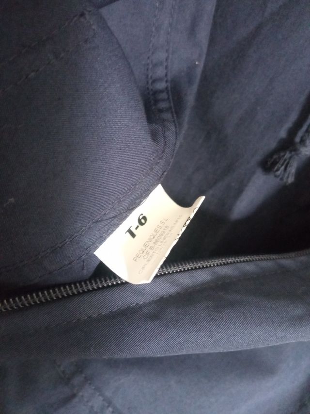 Chaqueta fina unisex azul marino t6