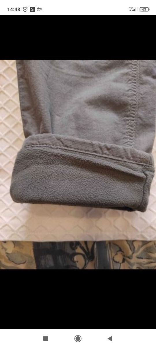 Pantalón forrado, talla 8-9 años