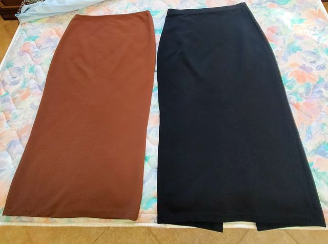 Lote dos faldas tubo mujer
