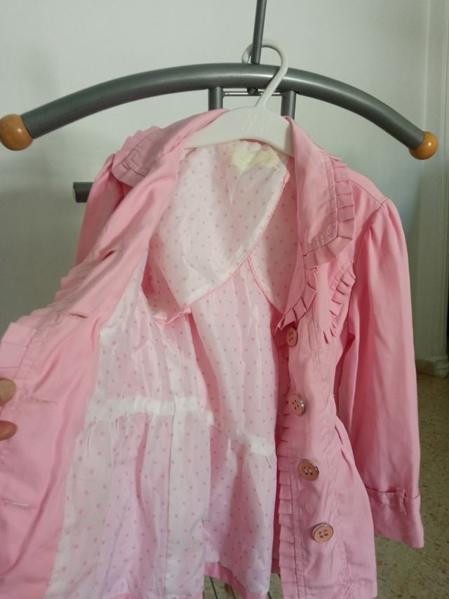 Chaqueta niña mayoral t5 rosa tipo gab