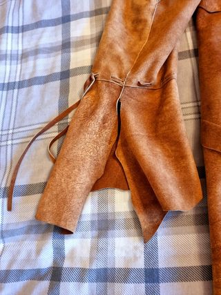 Cappotto lungo in vera pelle