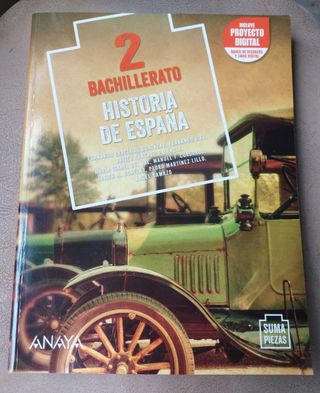 Libro Historia de España 2° bach