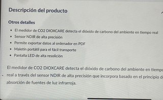 DETECTOR de DIOXIDO de CARBONO