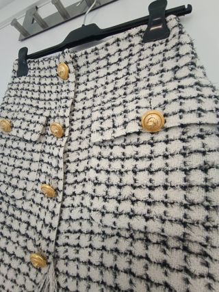 Falda tweed uterque