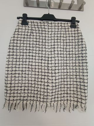 Falda tweed uterque