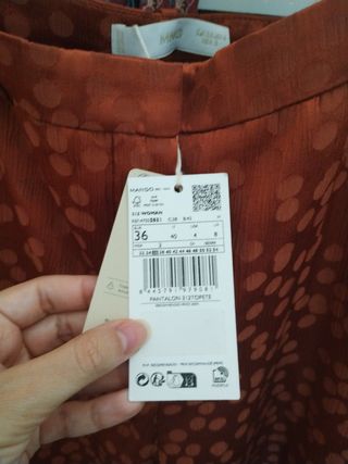 Pantalón mango naranja