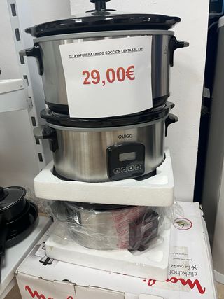 OLLA VAPORERA COCCION LENTA 5.5 L QUIGG