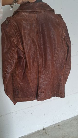 Giacca in pelle made in italy firmato delan