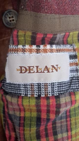 Giacca in pelle made in italy firmato delan
