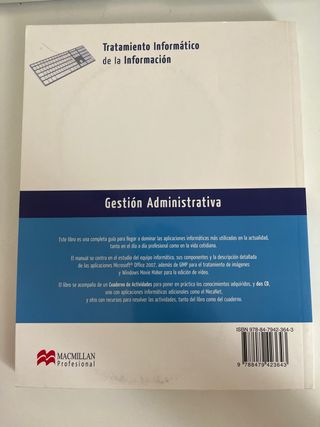 Libro Tratamiento informatico de la informacion