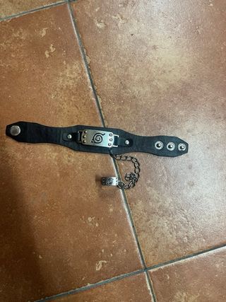 Pulsera naruto con anillo