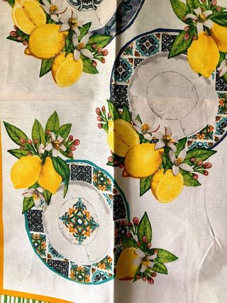 Strofinaccio Kasanova limoni gialli Amalfi