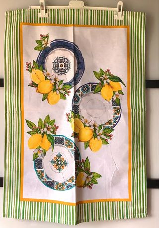 Strofinaccio Kasanova limoni gialli Amalfi