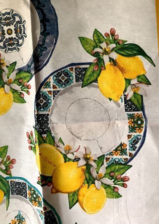 Strofinaccio Kasanova limoni gialli Amalfi