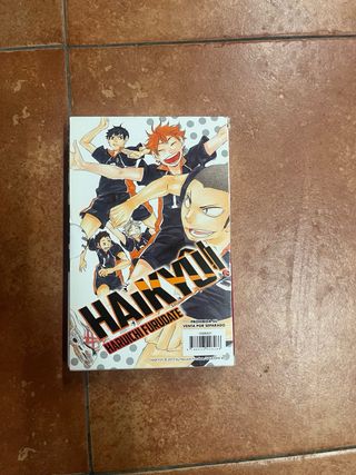 Manga 1 y 2 haikyuu