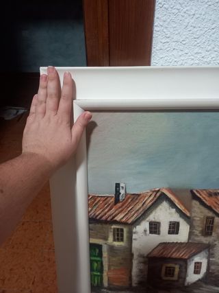 Cuadro grande orilla del mar