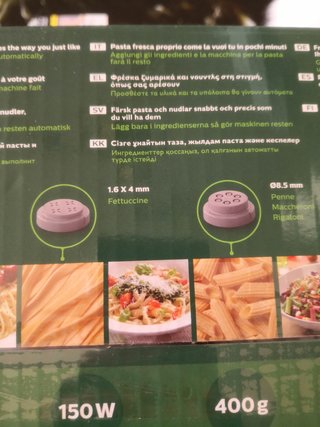 Philips pasta maker