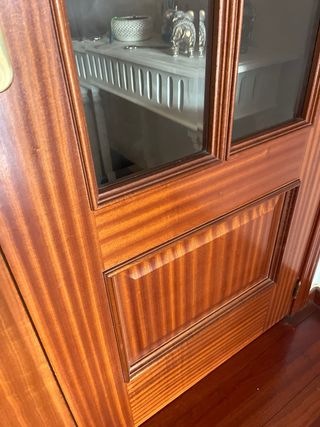 Puertas madera salon