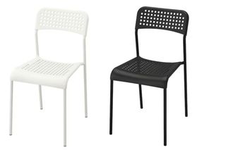 Silla blanca / negra