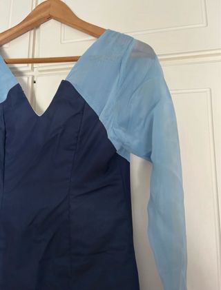 Vestido Flamenco Azul