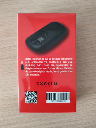 Ratón inalámbrico slim