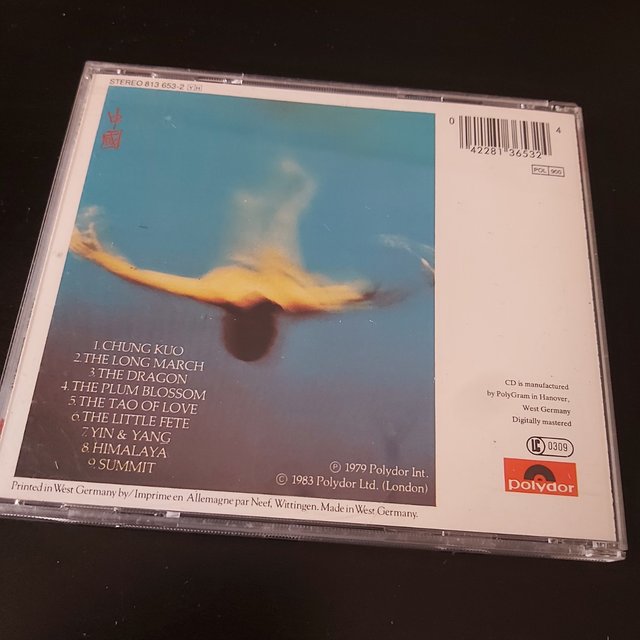 CD ALBUM VANGELIS CHINA ELECTRONIC