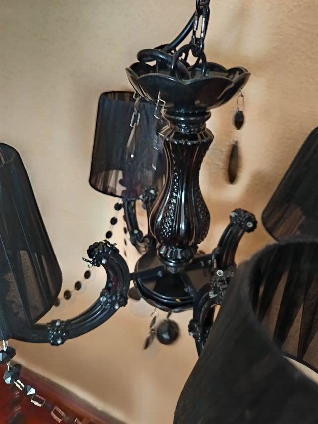 LÁMPARA VINTAGE de 4 brazos