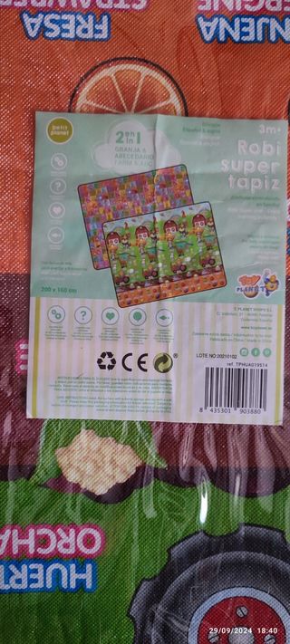 Alfombra bebés y niños 2 caras