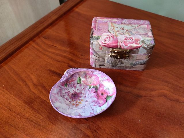 Conchas Naturales Vieira Decoradas