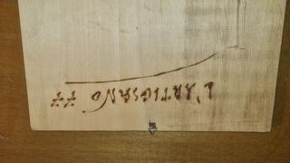 Indiano d'america inciso nel legno