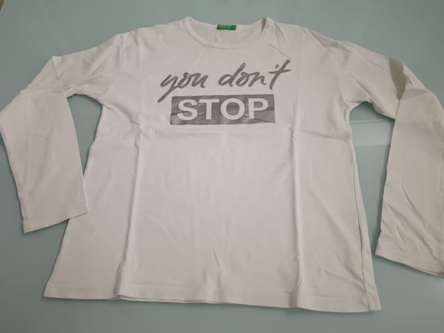 N. 2 MAGLIE 12 ANNI Benetton - Everlast